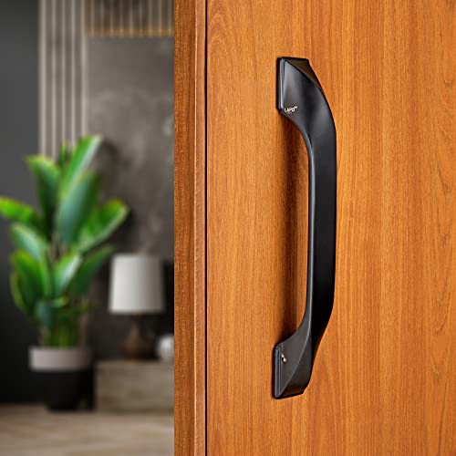 LAPO Pull Handle for Office and Home Doors | Black Finish | 8 Inch Pull Push Handles for Home and Hotels | Door Compatibility 30–100mm | Designed for Wooden and Glass Doors |3 Years Warranty - Image 1