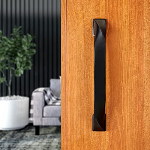 LAPO Pull Handle for Office and Home Doors | Black Finish | 8 Inch Pull Push Handles for Home and Hotels | Door Compatibility 30–100mm | Designed for Wooden and Glass Doors |3 Years Warranty - Image 5
