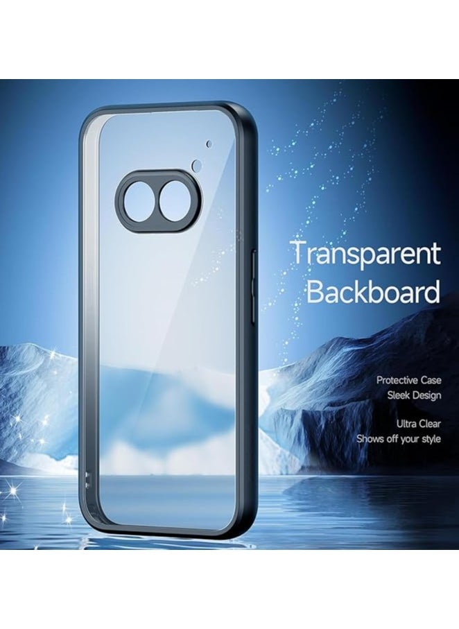 Generic Compatible with Nothing Phone 2a 2024 Case Crystal Clear Hard Back Soft Bumper Protective Case  - Image 3