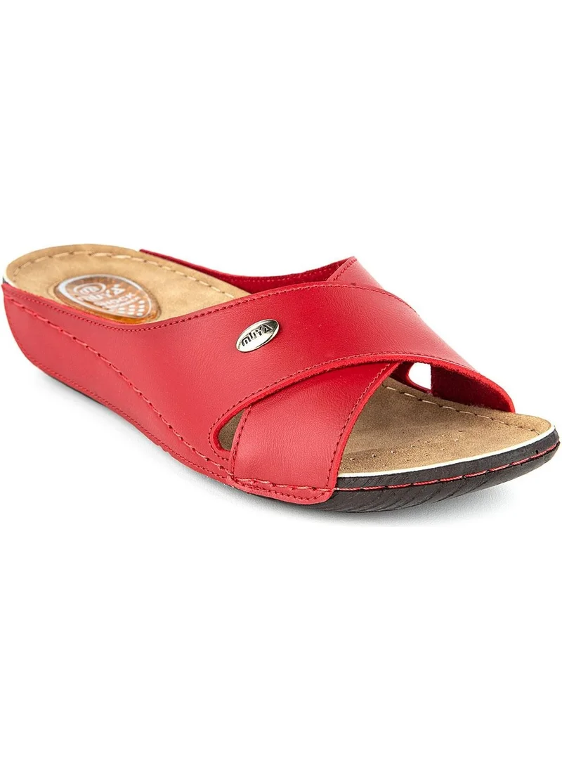 مويا Orthopedix Wound Anatomical Heel Spur Gel Supported Velcro Women's Slippers 32251