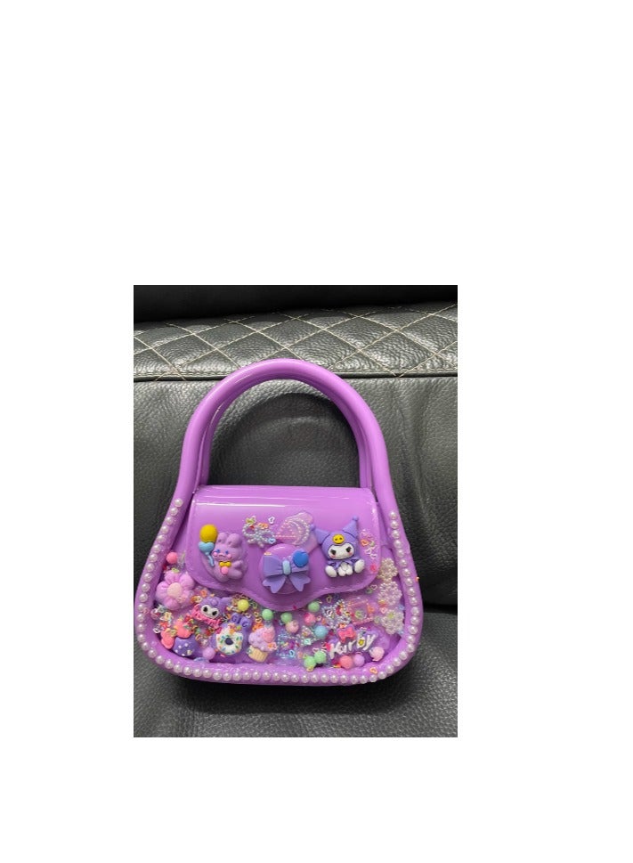Children's Handbag Handmade Material Bag Princess Bag Crossbody Bag Girl's Birthday Children's Day Gift  - Image 2