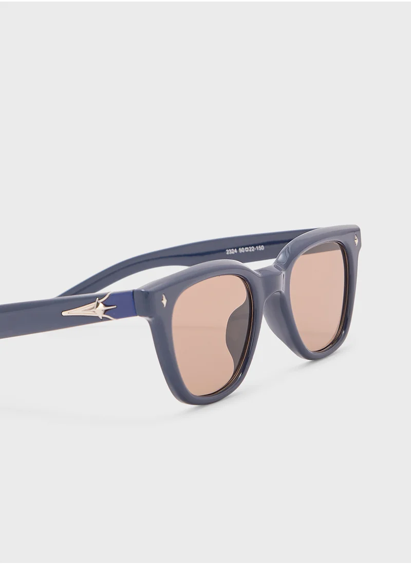 جينجر Round Sunglasses