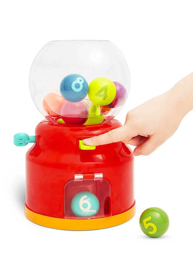 BATTAT Gumball Dispenser Toy with Numbers & Colours, Mini Vending Machine Toy, Pre School Toys, Best Gift Toys for Babies & Toddlers - Image 5
