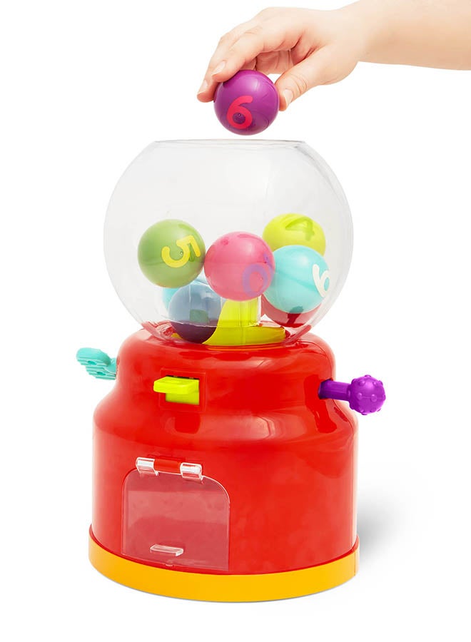 BATTAT Gumball Dispenser Toy with Numbers & Colours, Mini Vending Machine Toy, Pre School Toys, Best Gift Toys for Babies & Toddlers - Image 3