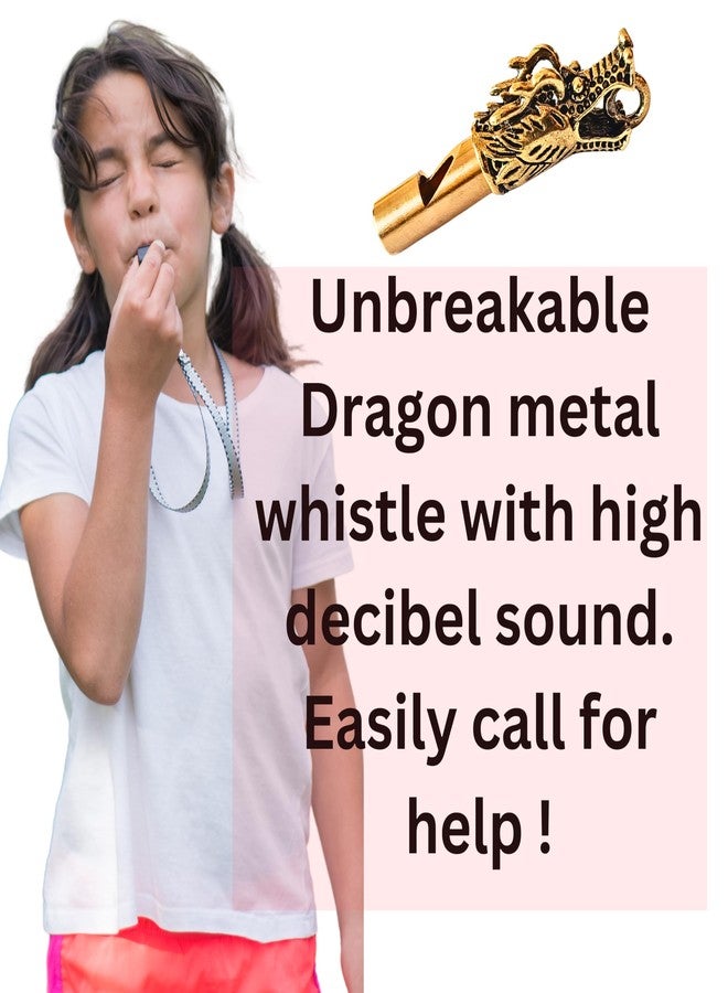 DEVIL Will Cry Women Dragon Whistle Dragon Head Emergency Whistle Loud Survival Whistle metal Key chains Self Defense - Image 4