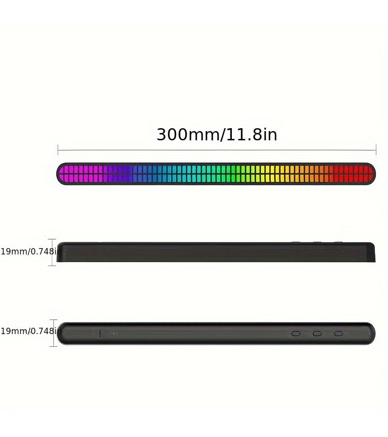 R 004 RGB Multicolor LED Music Sync Light USB Rechargeable Decorative Lamp for KTV DJ Parties and Festive Atmosphere - Image 5