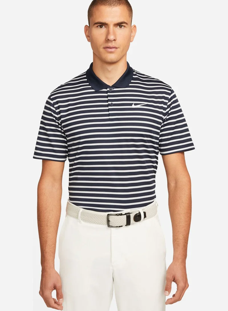 Nike Dri-Fit Victory Stripe Golf Polo