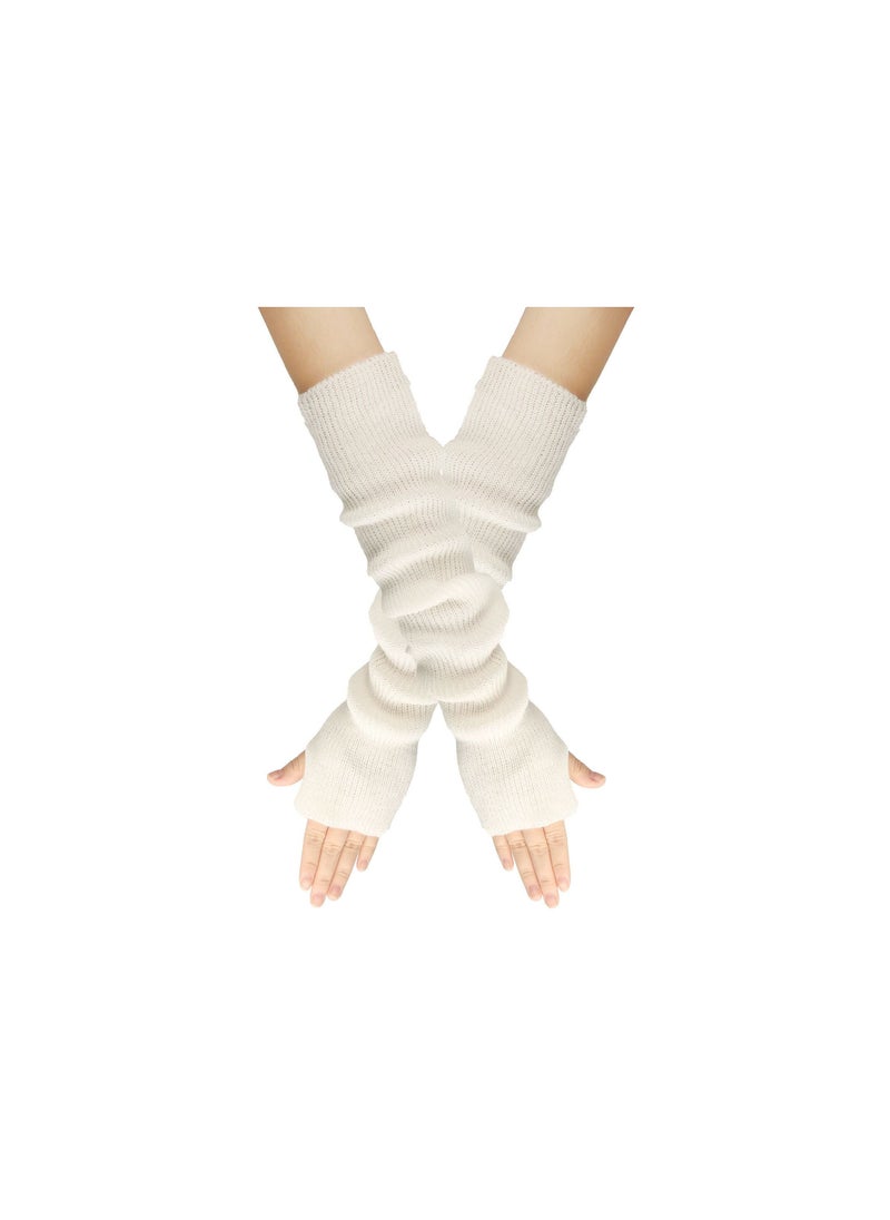 Loquat Fingerless Cotton Polyester Gloves Sleeves 
