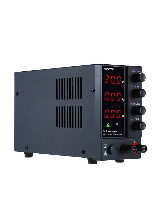 wanptek - NPS3010W 0-30V 0-10A Switching DC Power Supply 3 Digits Display LED High Precision Adjustable Mini Power Supply AC 115V/230V 50/60Hz Voltage & Current Regulated Dual Output - Image 1