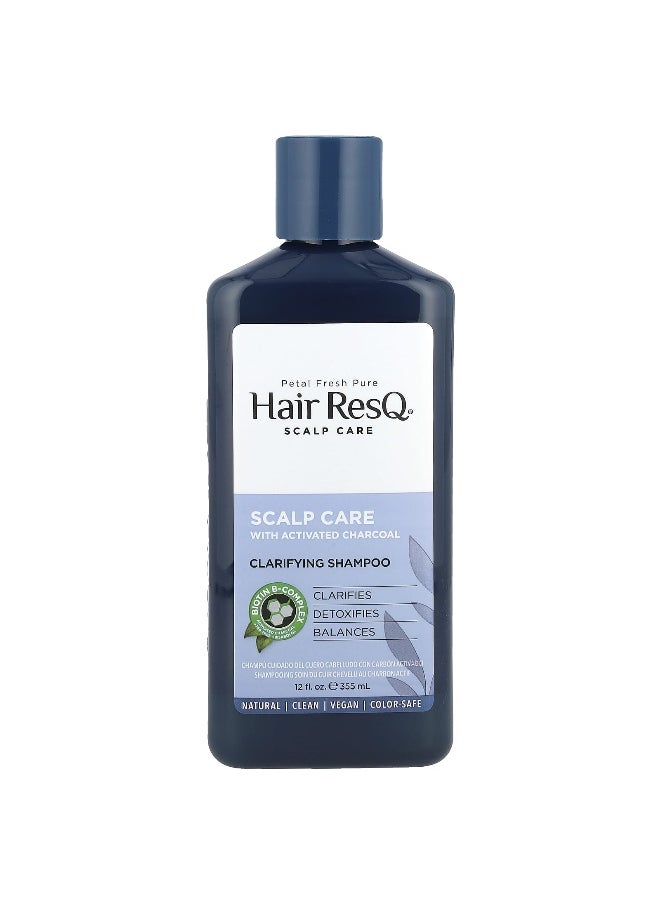 Petal fresh - Petal Fresh, Hair ResQ®, Clarifying Shampoo, Scalp Care with Activated Charcoal, 12 fl oz (355 ml) - Image 1