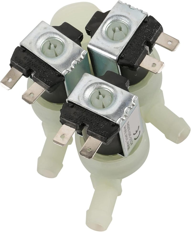 Marhynchus Electric Solenoid Valve 220V AC 3 Way Normally Closed Water Inlet Control Valve for Washing Machine Plastic G3 4 12mm 1 Pack - Image 2