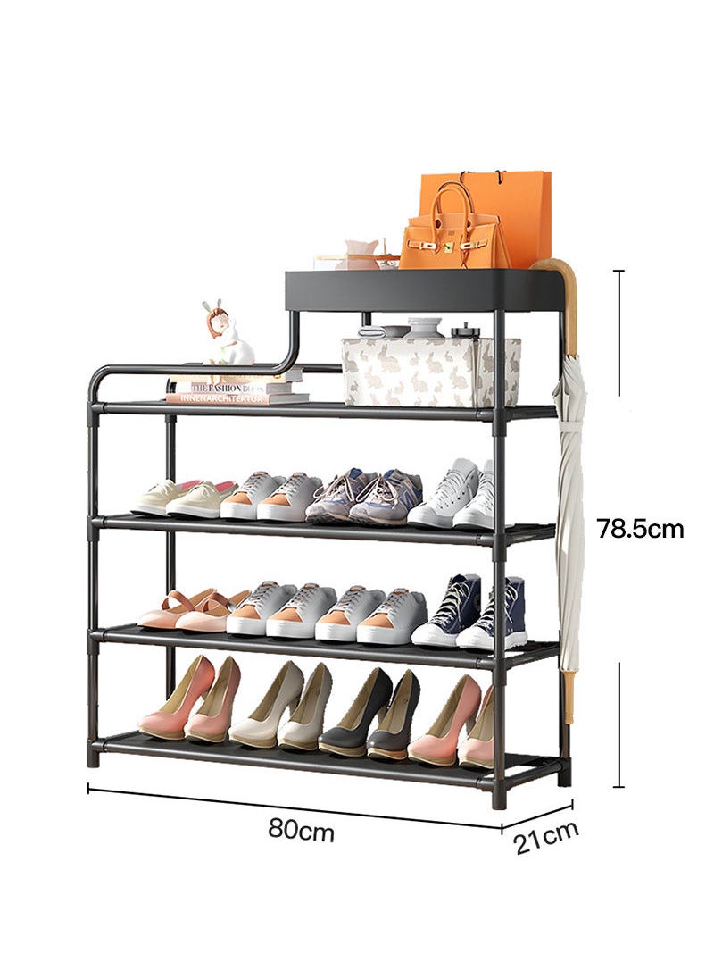 Sharpdo - Three-in-one Dust-proof Storage Rack Shoe Rack 78.5*21*80cm - Image 1