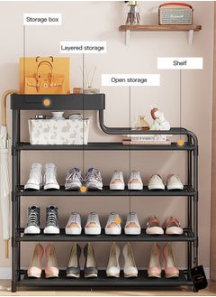Sharpdo Three-in-one Dust-proof Storage Rack Shoe Rack 78.5*21*80cm  - Image 5