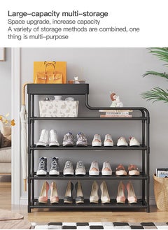 Sharpdo Three-in-one Dust-proof Storage Rack Shoe Rack 78.5*21*80cm  - Image 4