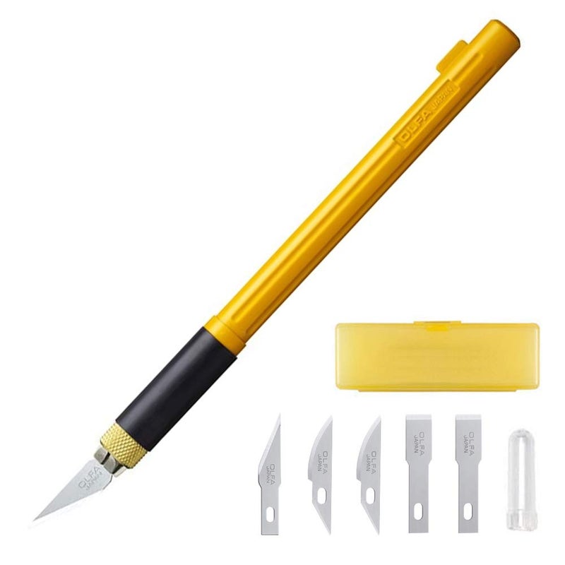 OLFA منشار أولفا وسكين فن وشفرة احتياطية (157B) - Image 1