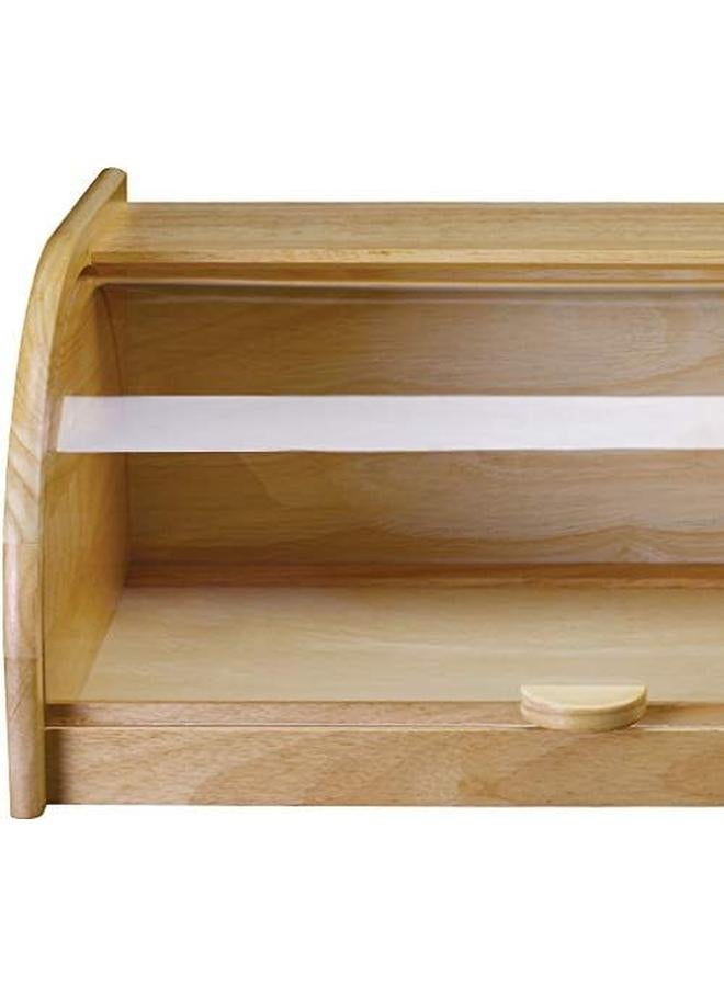 BILLI Wooden Bread Box With Sliding Acrylic Lid Wp 776 - Image 2