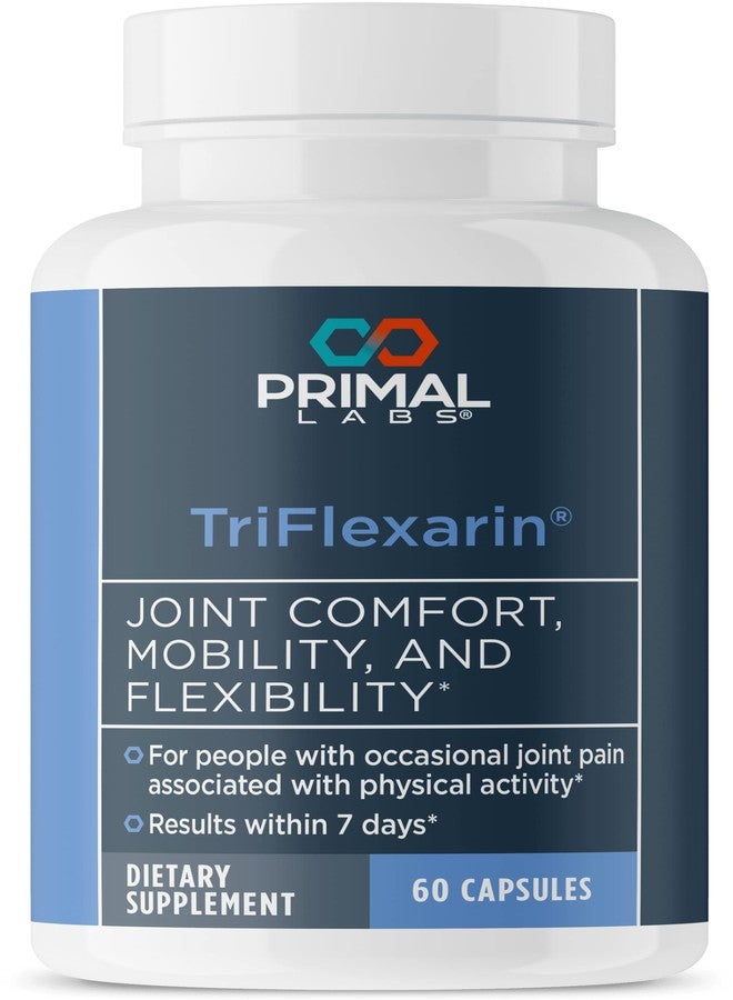 Primal Labs TriFlexarin Joint Support Supplement with FruiteX-B for Joint Comfort and Mobility - Image 1