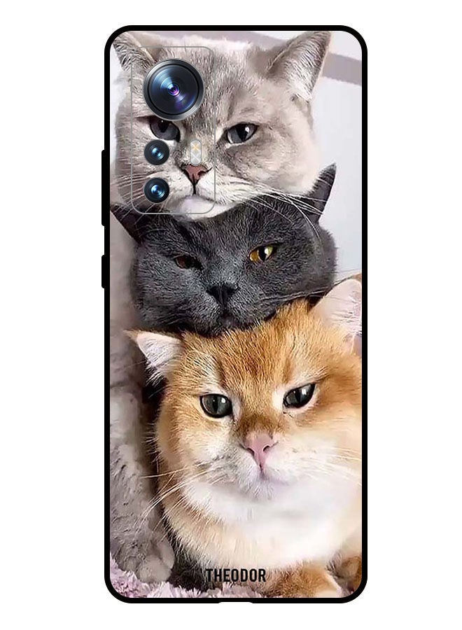 Theodor Protective Case Cover For Xiaomi 12 5G Cats - Image 1