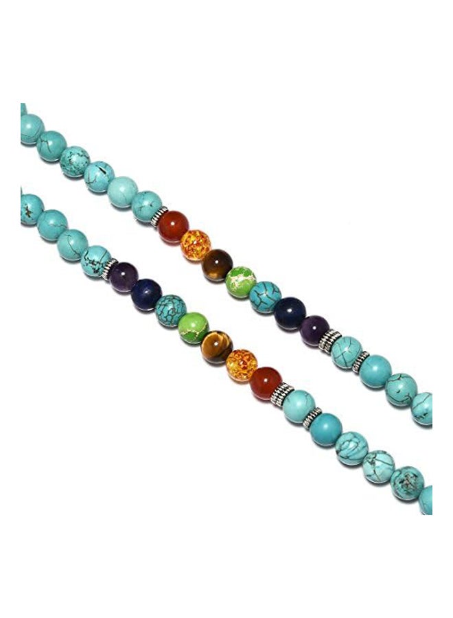 Cat Eye Jewels Chakra Bracelet 8mm Natural Stone Amethyst Crystal Bracelet 108 Mala Prayer Beads Layer Bracelets Tree of Life Pendant Necklace for Men Women - Image 4