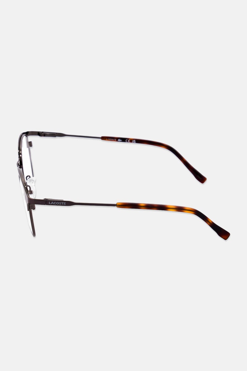 LACOSTE Men L2251 Aviator Reading Glasses, Gunmetal - Image 4