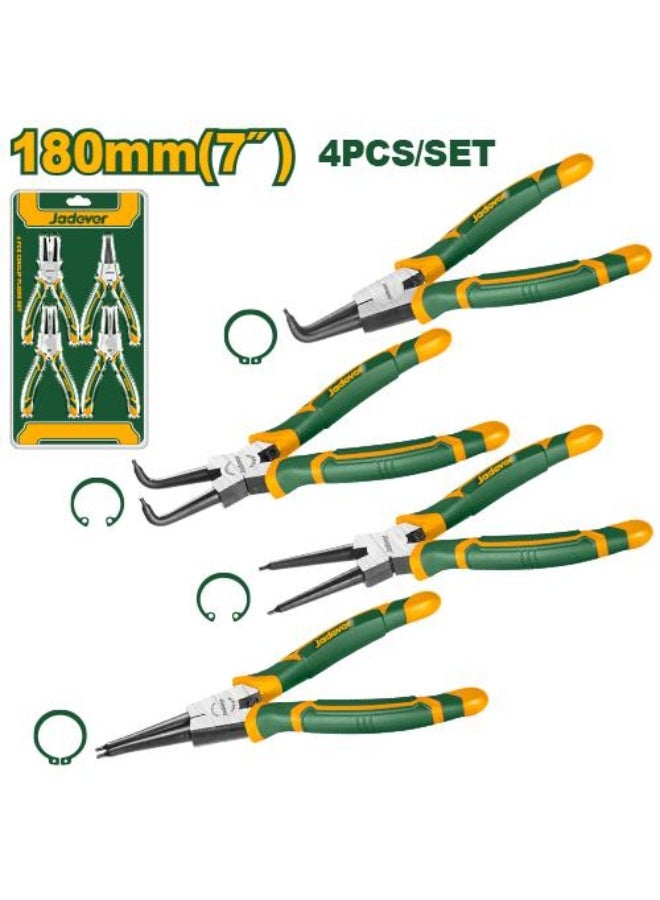 Jadever jadever 4 Pcs circlip pliers set JDPS2604