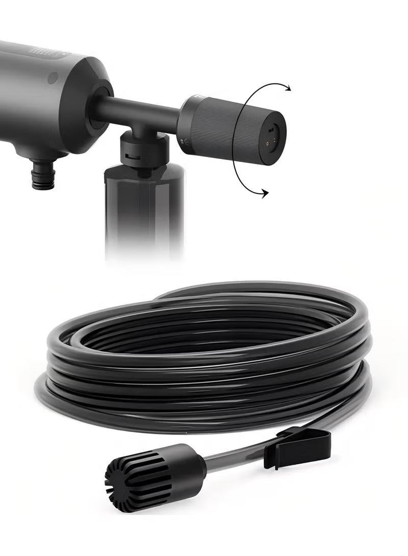 Xiaomi Mijia Wireless Car Washer 2, High Pressure, 250ml Foam Pot, Adjustable Spray Patterns, 6 Meters Water Pipe, 2000mAh Built-in Battery, Dark Gray - Image 4