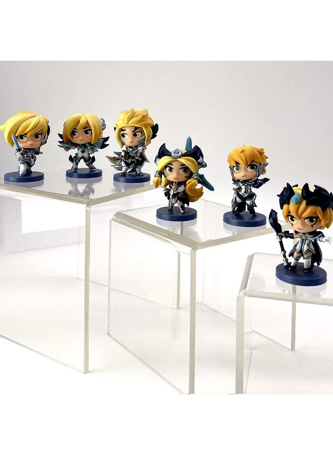 TPGP Acrylic Riser 5Mm Thickness 3 4 5 Inches Set Of 3 Display Stand Showcase - Image 3