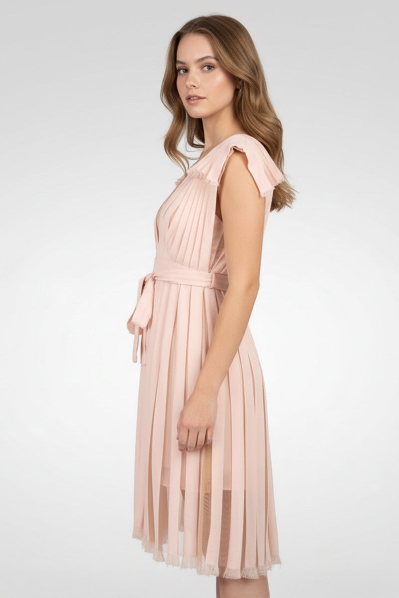 STELLA MCCARTNEY Women Mara Midi Dress, Pink - Image 3