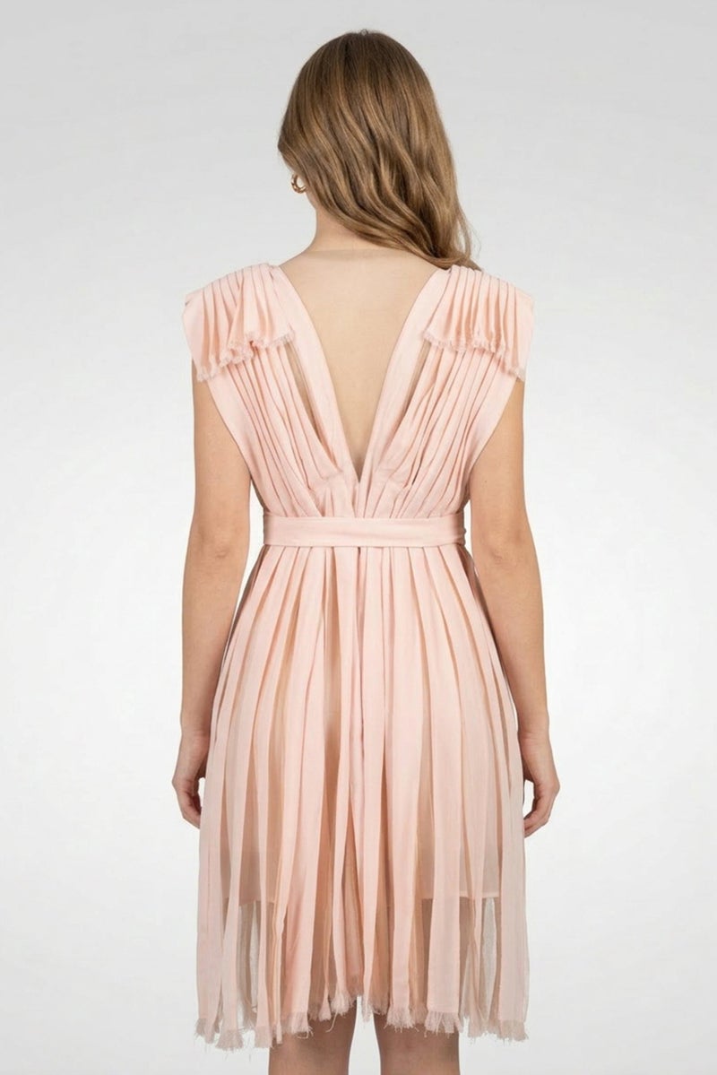 STELLA MCCARTNEY Women Mara Midi Dress, Pink - Image 4