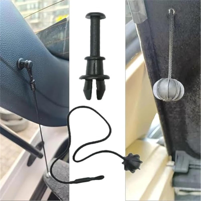 Yurefax Parcel Shelf String Cord for VW Rabbit 2006-2009 - Image 2