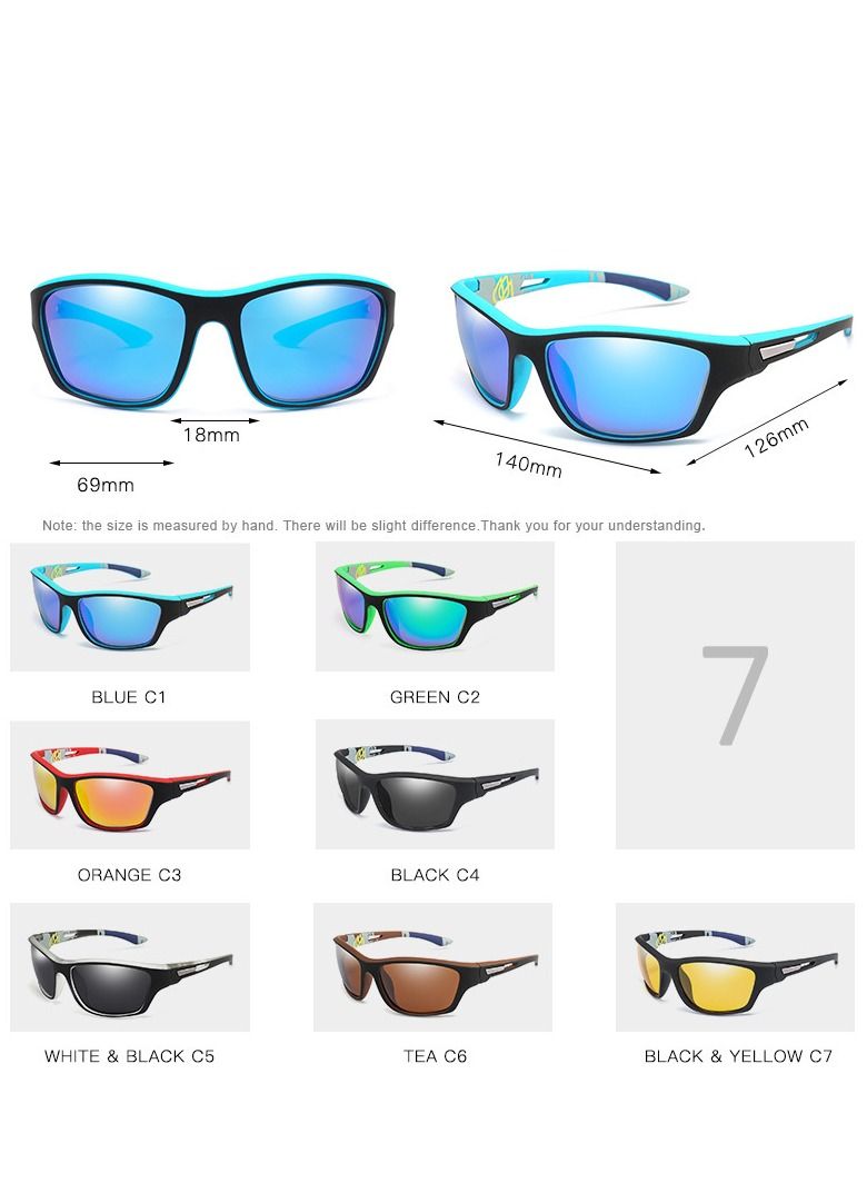 HDCRAFTER Sports  polarized men's eye protection sunglasses - Image 4