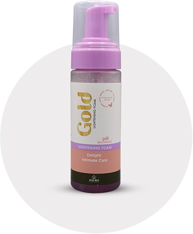 Macro gold lightening foam delight intimate care 150 ml