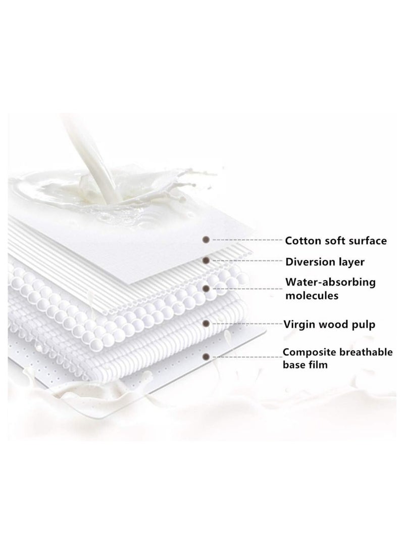 ORiTi Disposable Nursing Breast Pads, Nipple covers for Breast Feeding Pastel Touch 100 Pcs  - Image 4
