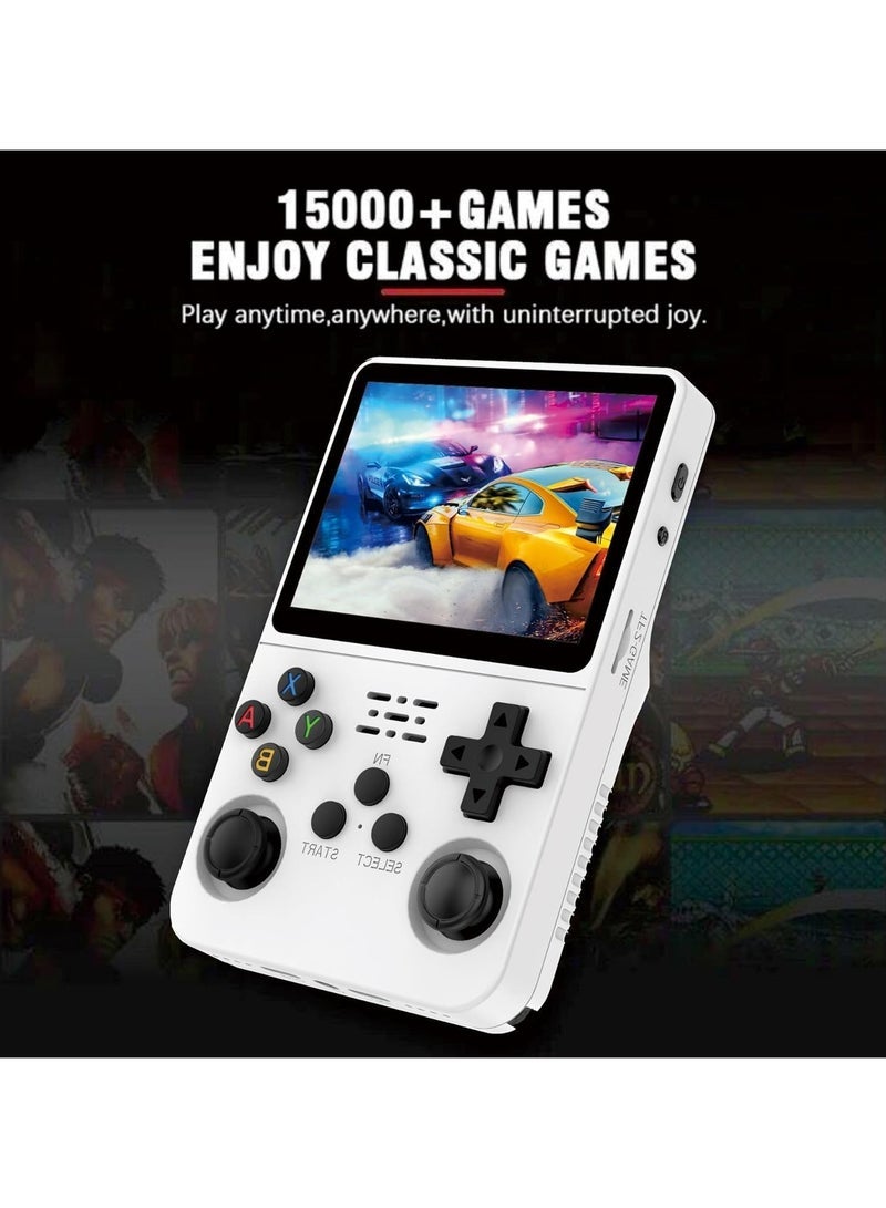 ELTRAZONE Retro Handheld Gaming Console with 32+64G Cards – R36S Portable Game Console with 12+ Emulators, 15000+ Classic Games & 3.5-Inch IPS Screen (Black 64G)  - Image 3