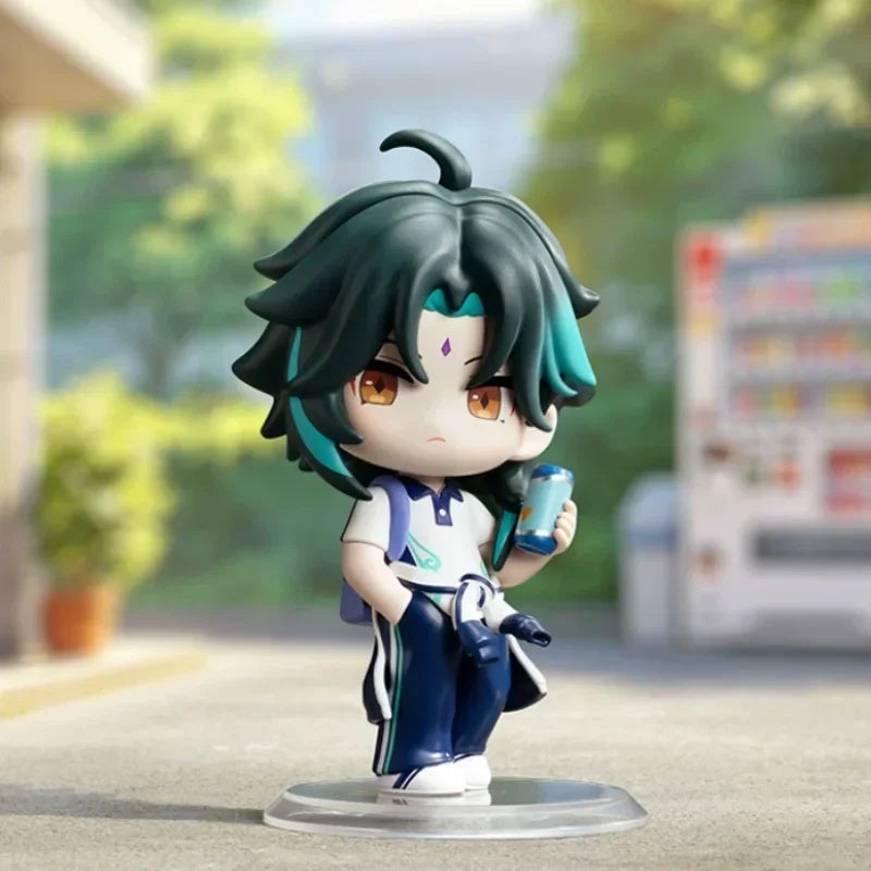 POP MART Popmart Genshin Impact Academy's Light Shadow Poetry Series Blind Box Mystery Box Doll Cute Anime Figure Guess Bag Toy Desktop, Azure Skater - Image 4