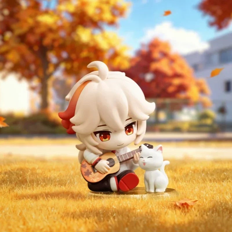 POP MART Popmart Genshin Impact Academy's Light Shadow Poetry Series Blind Box Mystery Box Doll Cute Anime Figure Guess Bag Toy Desktop, Azure Skater - Image 5