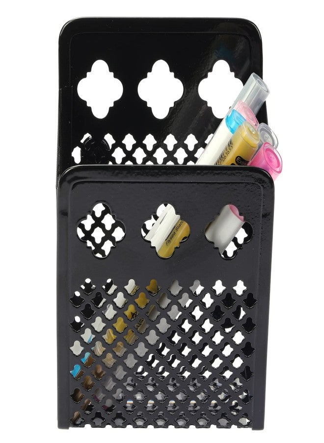 zeyce Magnetic Pencil Holder - Magnetic Locker Organizer, 1 Pack Pen Holder Locker Accessories for School and Office (1 Basket Black) - Image 5