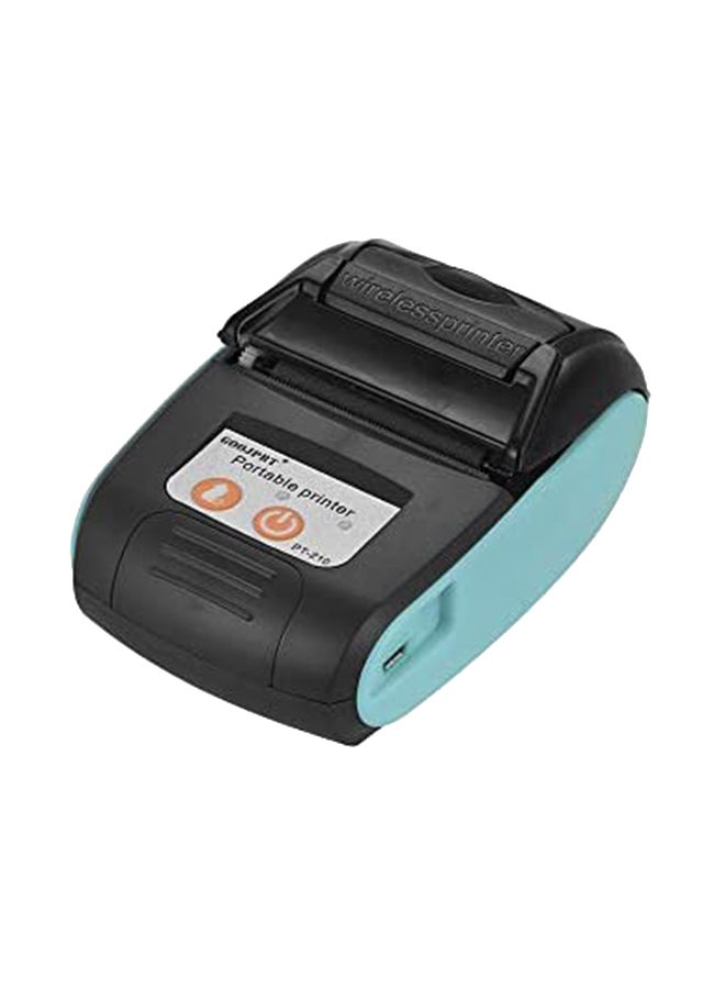 PT-210 Portable Thermal Printer Green/Black - Image 1