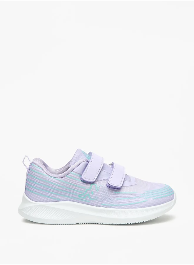 كابا Girl's Logo Print Sports Shoes with Hook and Loop Closure