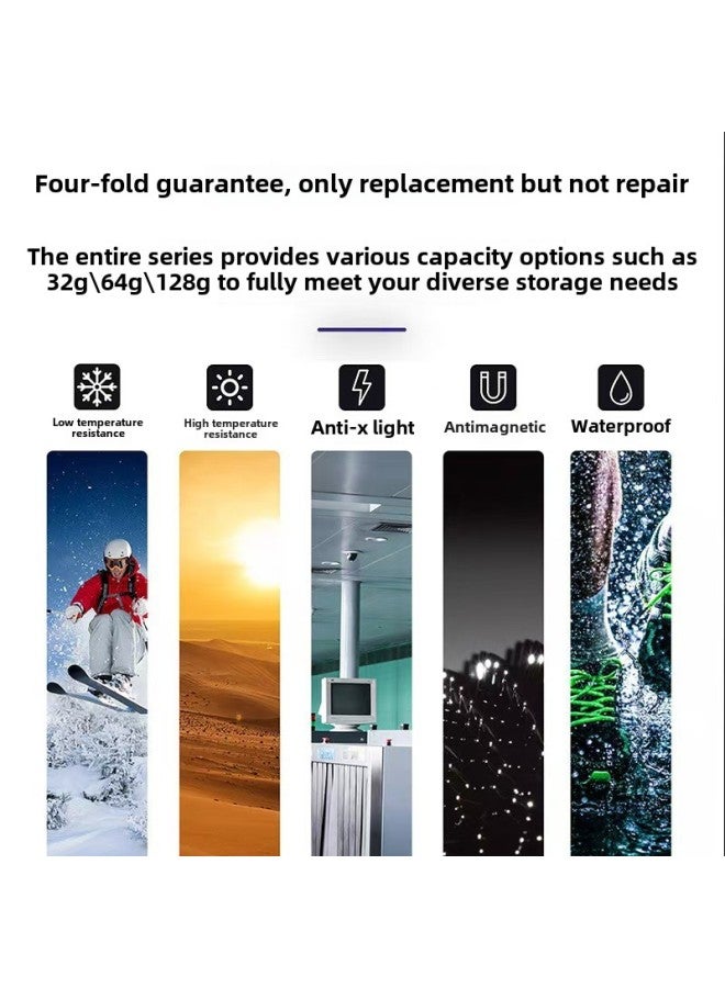 Dahua 64G Memory Card Monitoring Special Camera 128G High Speed Brand TF Digital Product SD Memory Card-Color:Black-Capacity:64GB - Image 4