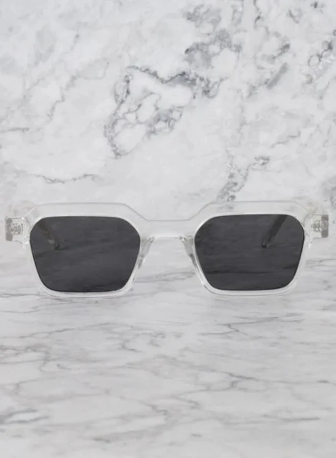  اكسبليست باوتس نظارات شمسية أنيقة إليوت شفافة رمادية للجنسين