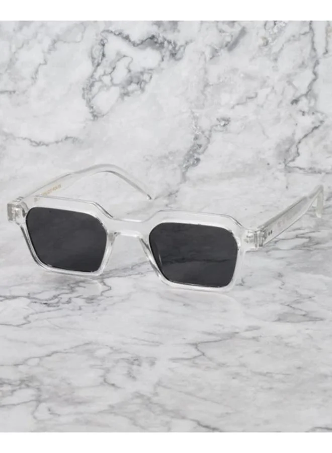  اكسبليست باوتس نظارات شمسية أنيقة إليوت شفافة رمادية للجنسين