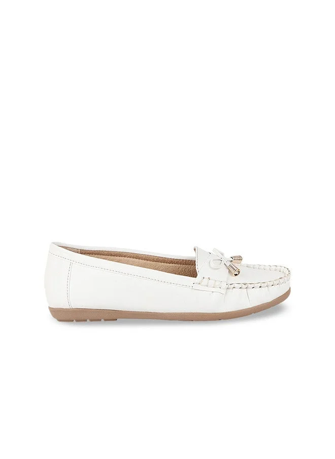 Shoetopia Shoetopia Women's  Stylish Casual Loafers | Comfortable Slip-On Flat Shoes with Bow Design & Soft Sole for Daily Footwear