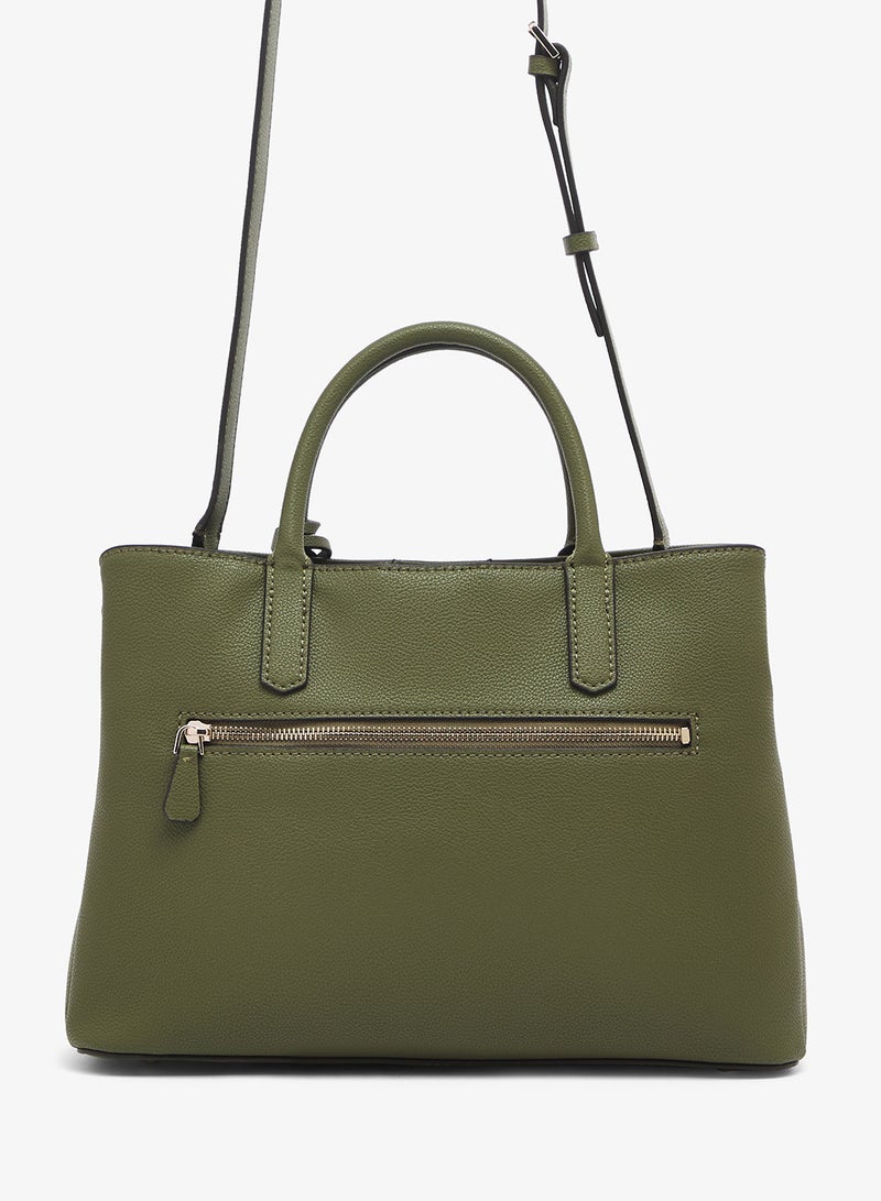 GUESS Gregoria Large Girlfriend Satchel Bag - Image 2