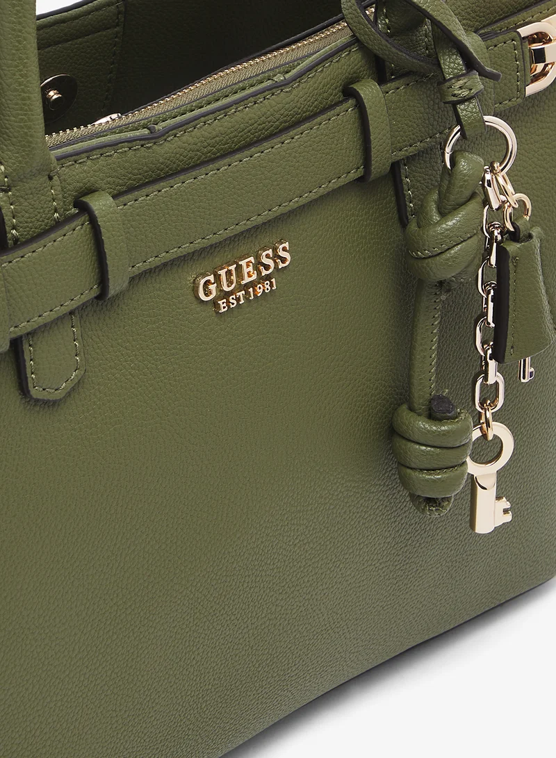 GUESS  Gregoria Large Girlfriend Satchel Bag for Women | Best Price UAE