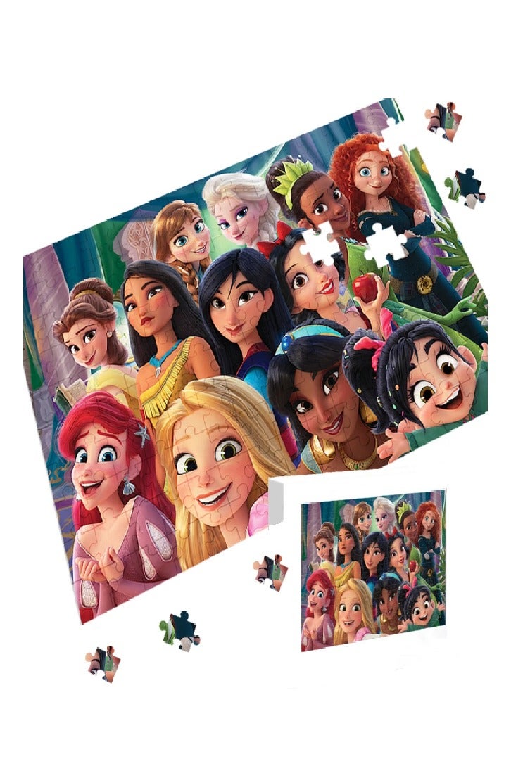 Disney Princess Disney Princesses World 300 Pcs Wooden Jigsaw Puzzle - Image 2