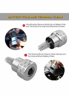 Y&D Battery Terminal Cleaning Brush and 12 Anti-Corrosion Washers Protector Fiber for Car Marine Boat  - Image 5