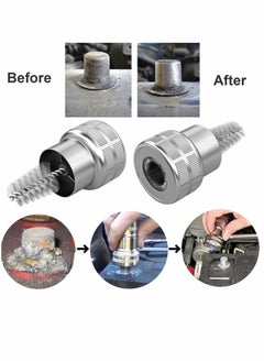 Y&D Battery Terminal Cleaning Brush and 12 Anti-Corrosion Washers Protector Fiber for Car Marine Boat  - Image 3