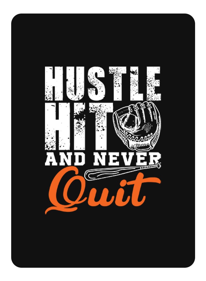 Theodor Protective Flip Case For Huawei MatePad Pro 11 (2022) With Trifold Stand Auto Wake Sleep Shockproof Cover Hustle hit and never quit copy - Image 1