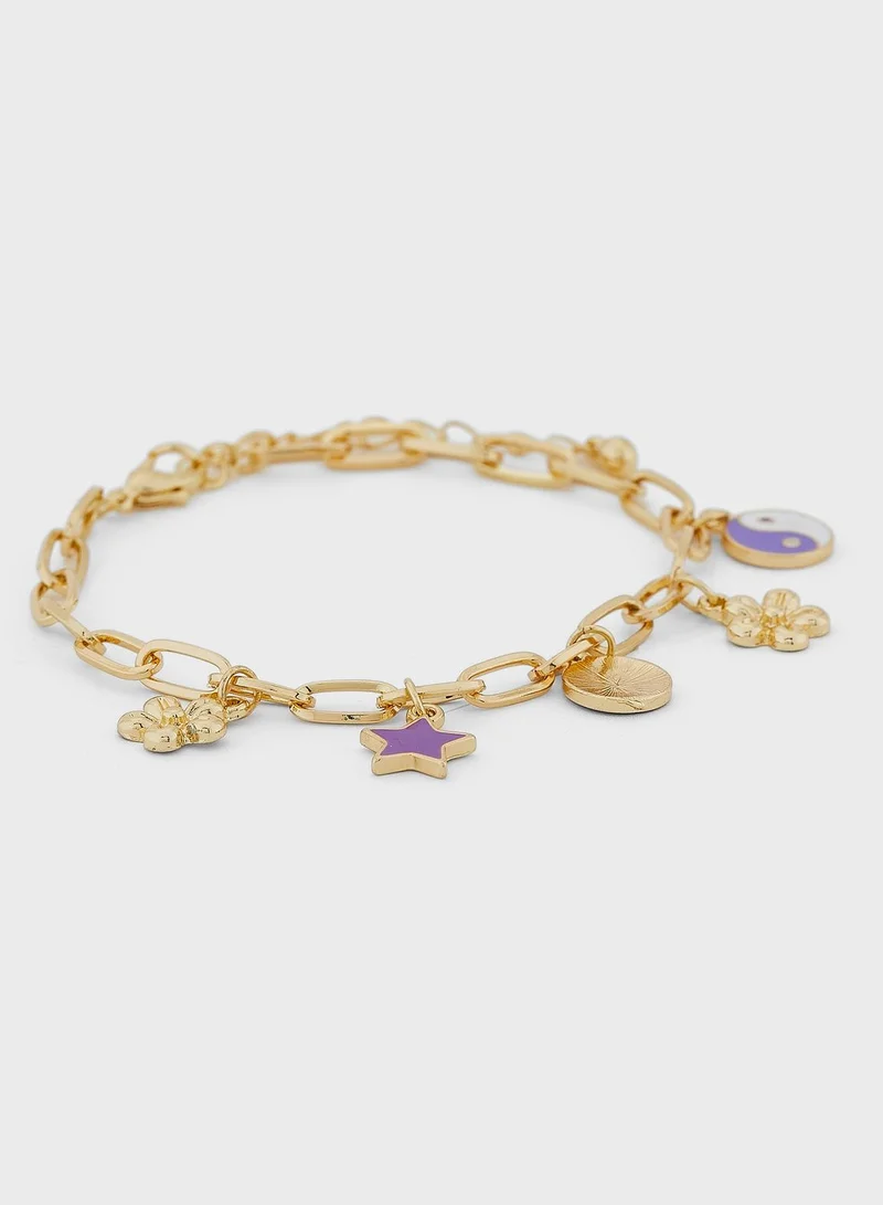 Ginger Novelty Chain Bracelet
